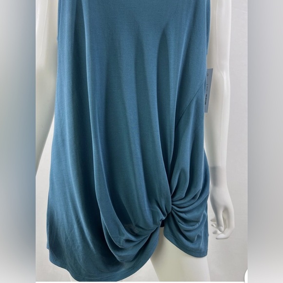 A.N.A•Teal Blue/Green•TankTop•KnotTie in front• Size Lg• Pre-loved• EUC - Picture 3 of 7